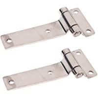 2x Bisagra Larga de Acero Inoxidable Pieza de Accesorio para Camión Remolque